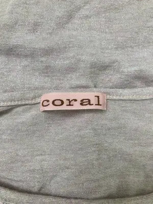 coral/Tシャツ/カットソー/トップス/ベージュ/M-L