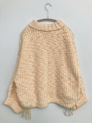 JEANASIS/ジーナシス/ニット/セーター/トップス/アイボリー/F