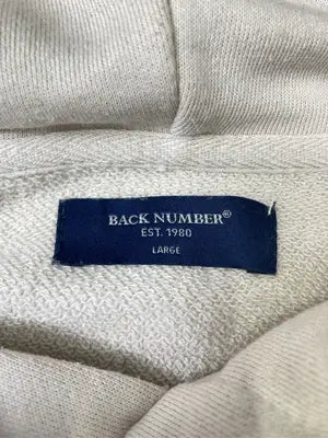 BACK NUMBER/バックナンバー/パーカー/トップス/ベージュ/LARGE