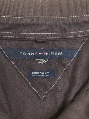 TOMMY HILFIGER/トミーヒルフィガー/ポロシャツ/トップス/ブラック