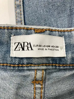 ZARA/ザラ/デニムパンツ/パンツ/スカイブルー/EUR 36/USA 04/MEX 26