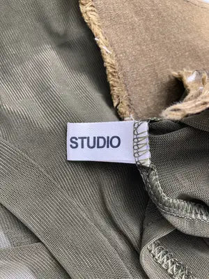 KULU STUDIO/クルスタジオ/Tシャツ/カットソー/トップス/カーキ