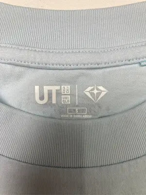 UNIQLO/ユニクロ/Tシャツ/カットソー/トップス/スカイブルー/s