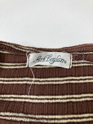 Tシャツ/カットソー/トップス/ブラウン