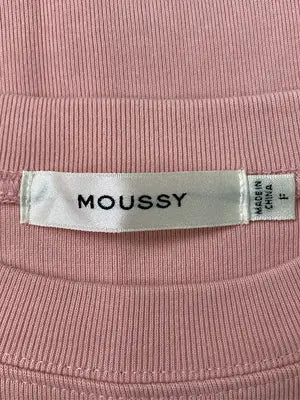 MOUSSY/マウジー/Tシャツ/カットソー/トップス/ピンク/F
