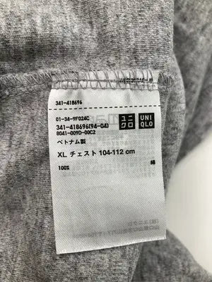 UNIQLO/ユニクロ/Tシャツ/カットソー/トップス/グレー/XL