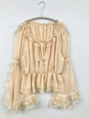 lolitimes/シャツ/ブラウス/トップス/アイボリー