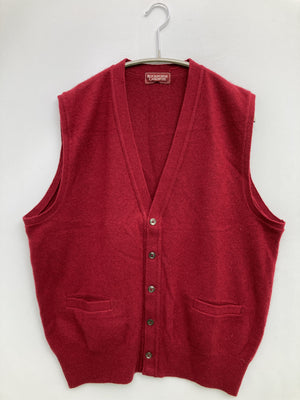 ROCKHORDE CASHMERE/ベスト/トップス/レッド/L