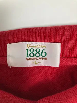 Munsingwear/マンシングウェア/ポロシャツ/トップス/レッド/L