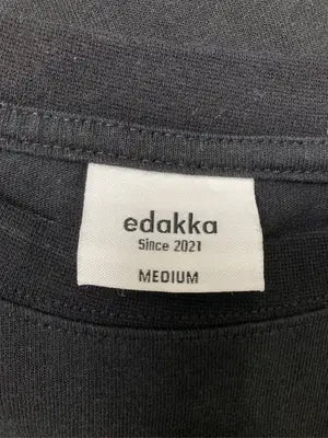 edakka/Tシャツ/カットソー/トップス/ブラック/MEDIUM