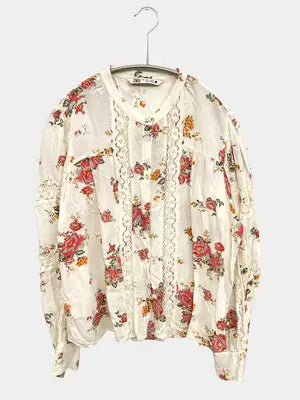 ZARA/ザラ/シャツ/ブラウス/トップス/ホワイト/USA L