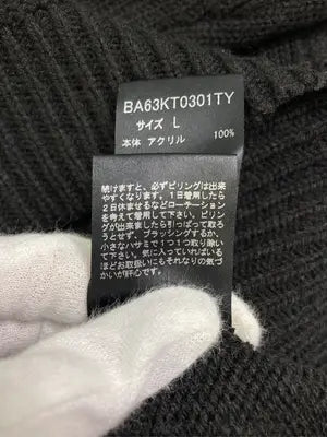nano UNIVERSE/ナノユニバース/ニット/セーター/トップス/ブラック/L