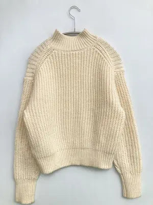 UNIQLO/ユニクロ/ニット/セーター/トップス/アイボリー/S