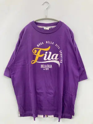 FILA/フィラ/Tシャツ/カットソー/トップス/パープル/L