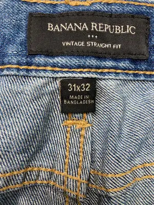 BANANA REPUBLIC/バナナリパブリック/デニムパンツ/パンツ/ブルー/31 X 32