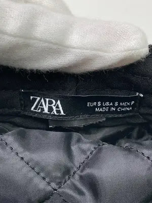 ZARA/ザラ/キャスケット/帽子/ブラック/USA S