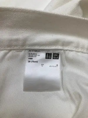 UNIQLO/ユニクロ/デニムパンツ/パンツ/ホワイト/28