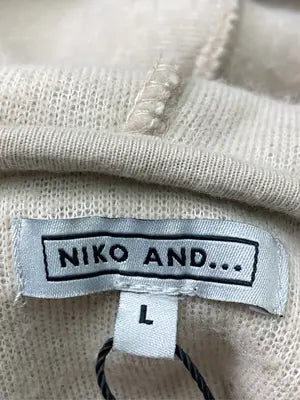 niko and .../ニコアンド/パーカー/トップス/ベージュ/L