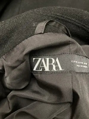 ZARA/ザラ/ステンカラーコート/ジャケット/アウター/ブラック/EUR XS