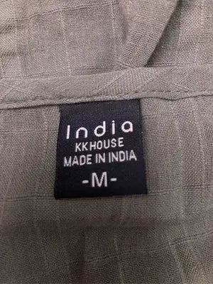 india/シャツ/ブラウス/トップス/グレー/M