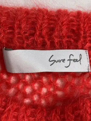 Sure feel/ニット/セーター/トップス/レッド/F