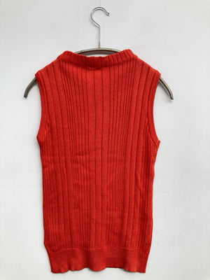 a.v.v/アーヴェヴェ/ノースリーブ/トップス/レッド/S