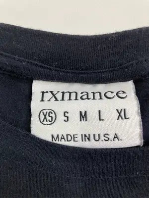 rxmance/Tシャツ/カットソー/トップス/ブラック/XS