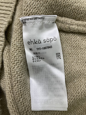 ehka sopo/エヘカソポ/ニット/セーター/トップス/ベージュ/F