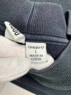UNIQLO/ユニクロ/スウェット/トップス/ブラック/L