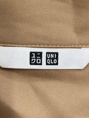 UNIQLO/ユニクロ/シャツワンピース/ワンピース/ドレス/ベージュ/S