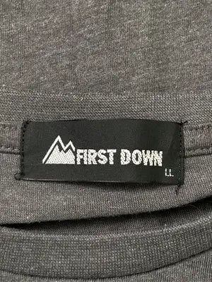 FIRST DOWN/ファーストダウン/Tシャツ/カットソー/トップス/グレー/LL