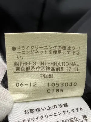 FREE'S PHRASE/フリーズフレーズ/その他アウター/ジャケット/アウター/ブラック/S