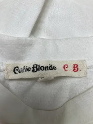 Cutie Blonde/キューティーブロンド/Tシャツ/カットソー/トップス/ホワイト/M