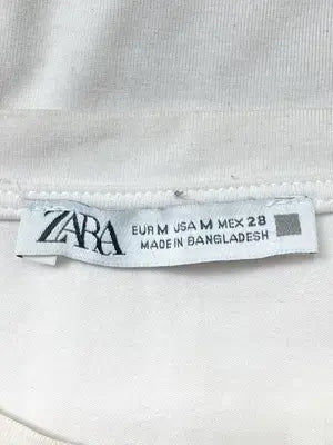 ZARA/ザラ/Tシャツ/カットソー/トップス/アイボリー/M