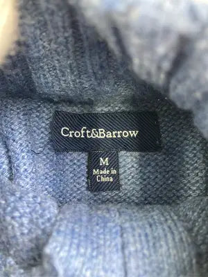 croft&barrow/クラフトアンドバロー/ニット/セーター/トップス/ブルー/M