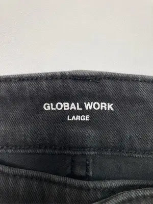 GLOBAL WORK/グローバルワーク/デニムパンツ/パンツ/ブラック/LARGE