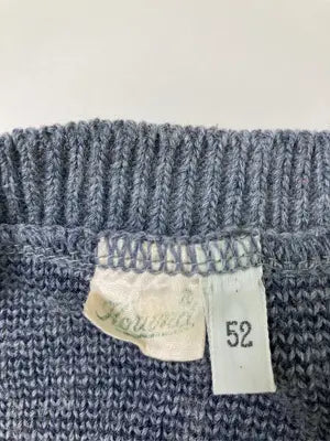 ニット/セーター/トップス/ネイビー/52