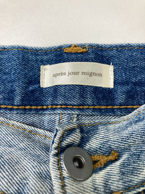 apres jour mignon/アプレジュールミニョン/デニムパンツ/パンツ/スカイブルー/S