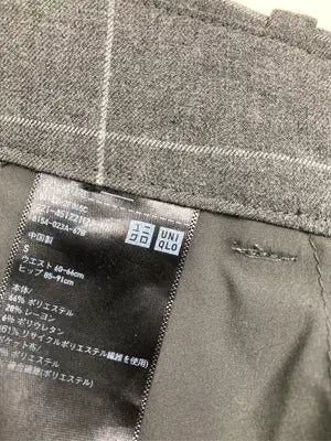 UNIQLO/ユニクロ/スラックス/パンツ/グレー/S