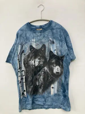 THE MOUNTAIN/ザマウンテン/Tシャツ/カットソー/トップス/ブルー/M