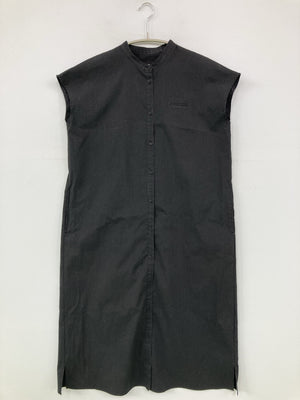 休日と詩/キュウジツトシ/シャツワンピース/ワンピース/ドレス/ブラック