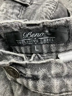 Beno/ビーノ/デニムパンツ/パンツ/ブラック/L