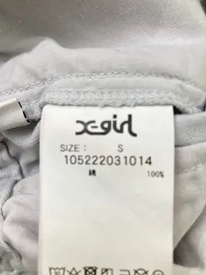 X-GIRL/エックスガール/チノパンツ/パンツ/グレー/S