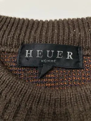 HEUER/ニット/セーター/トップス/ブラウン/M
