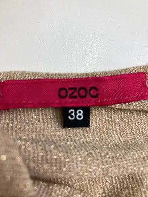 OZOC/オゾック/ワンピース/ワンピース/ドレス/ゴールド/38