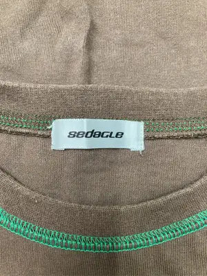 sedagle/Tシャツ/カットソー/トップス/ブラウン/M