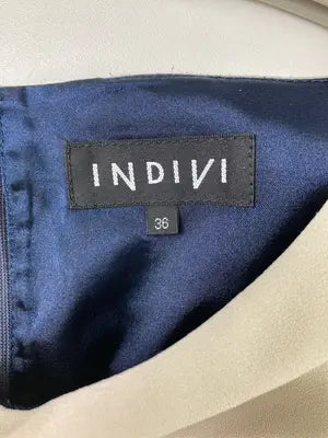 INDIVI/インディヴィ/ワンピース/ワンピース/ドレス/ベージュ/36