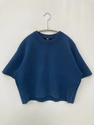 UNIQLO/ユニクロ/ニット/セーター/トップス/ブルー/S