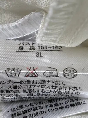 Chelmory/シャツ/ブラウス/トップス/ホワイト/3L