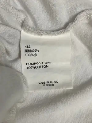 Tシャツ/カットソー/トップス/ホワイト/L